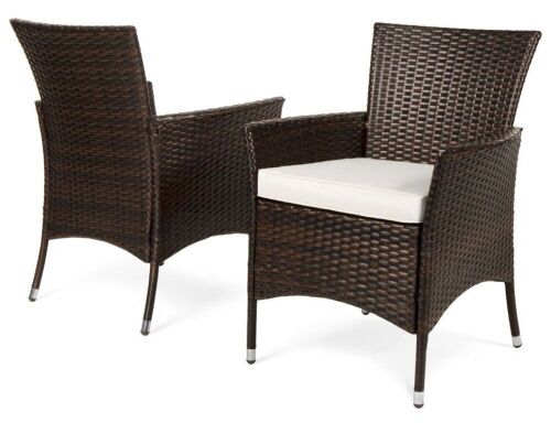 Wicker Patio Dining Chairs, Set of 4 - No Hardware  - Lot 123