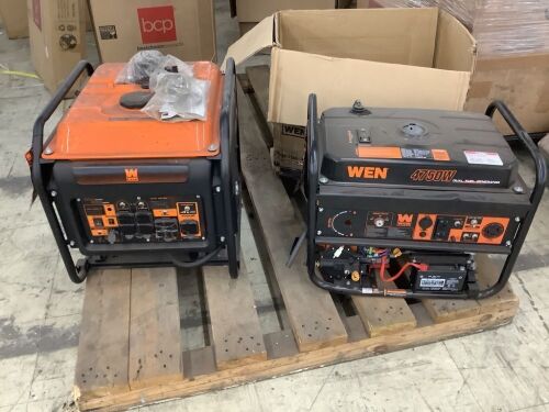 Lot of (2) WEN Generators - For Parts or Repair  - Lot 154