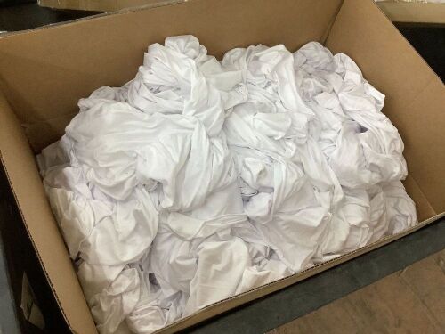 White Spandex Chair Covers, 100pc - Lot 483
