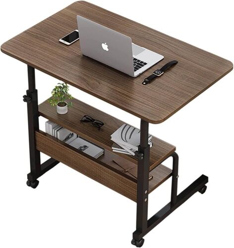 Adjustable Laptop Desk for Small Spaces with Storage 31.5x15.7 inch  - Lot 550