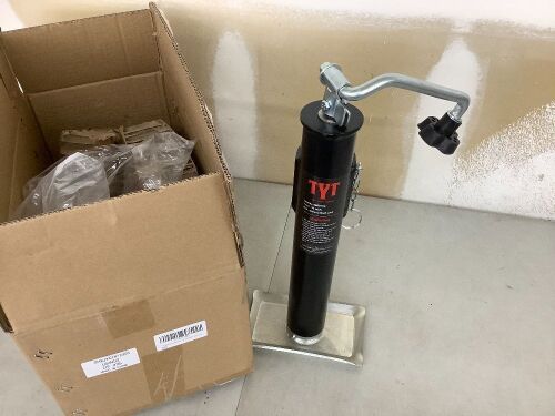 TYT 5000lb Trailer Jack, 10" of Vertical Travel  - Lot 574