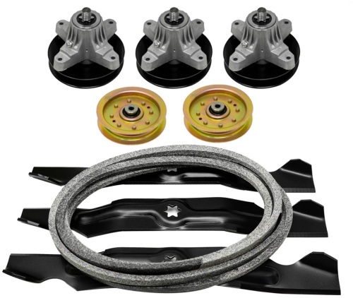 Spindle Belt Blade Idler Deck Rebuild Kit for Cub Cadet SLTX1050 - Missing Screws   - Lot 561