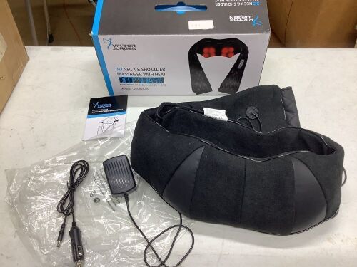 VIKTOR JURGEN Shiatsu Neck and Back Massager with Heat - Lot 329