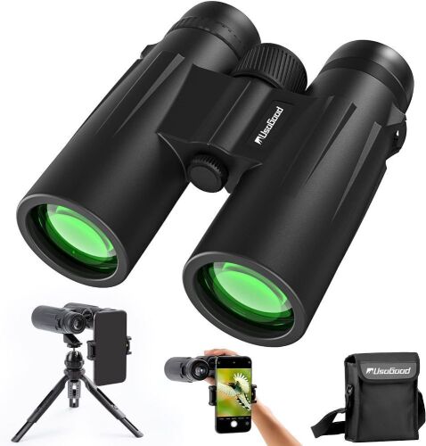 Usogood 12x50 Binoculars with Tripod and Phone Adapter  - Lot 342