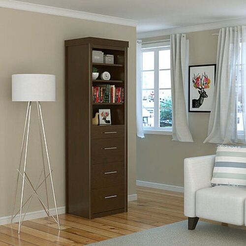 Leto Muro Coventry Storage Side Tower in Walnut - Lot 55