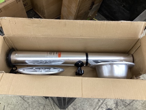 Aluminium 22-28 Inch Adjustable Pedestal Table Base Mount  - Lot 571