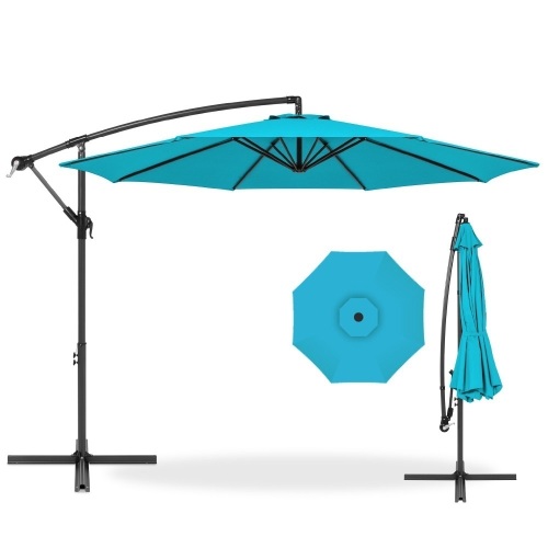 Offset Hanging Patio Umbrella - 10ft  - Lot 287