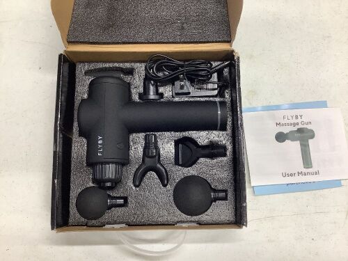 Flyby Deep Tissue Massage Gun  - Lot 375