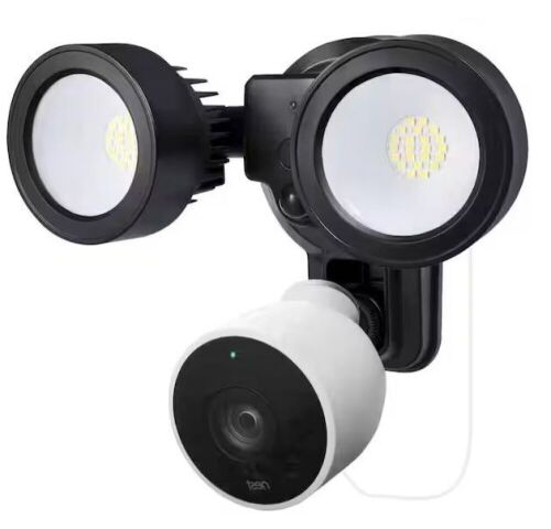 Wasserstein 3-in-1 Floodlight, Charger and Mount for Google Nest Cam Outdoor Security Camera - Lot 168