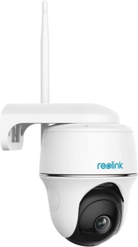 REOLINK Argus PT 2K Pan Tilt Solar Battery Security Camera 4 MP - Lot 381