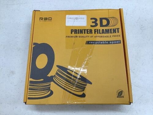RBD 3D Printer Filament Recyclable Spool  - Lot 327