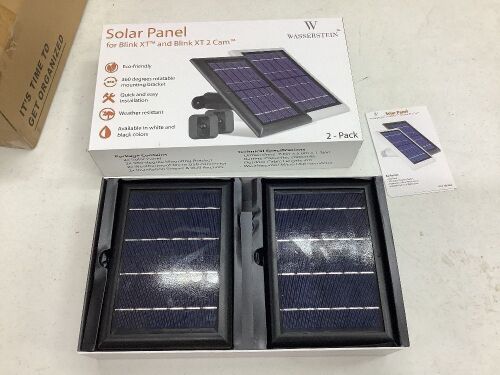 Wasserstrein Solar Panel with Internal Battery for Blink Outdoor, Blink XT and Blink XT2 Security Camera - Lot 278