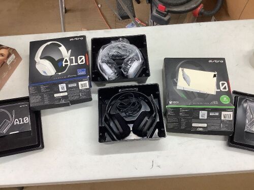 Lot of (2) Astro A10 Gaming Headsets  - Lot 328