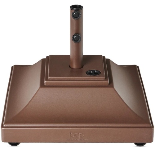 Mobile Umbrella Base, Fillable Stand w/ 4 Wheels, 2 Locks, 120lb Capacity - Lot 7673