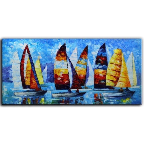 Tyed Art Oil Paintings on Canvas Art - Lot 7718