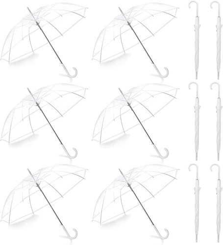 Pack (12) Clear Umbrellas - Lot 243