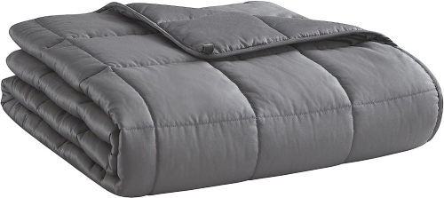 15lb Grey Weighted Blanket - Lot 302