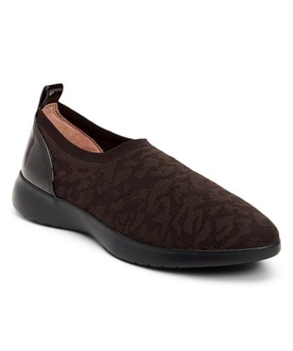 Taryn Rose Bark Leopard-Knit Danica Slip-On Sneaker Size 5.5 - Lot 472