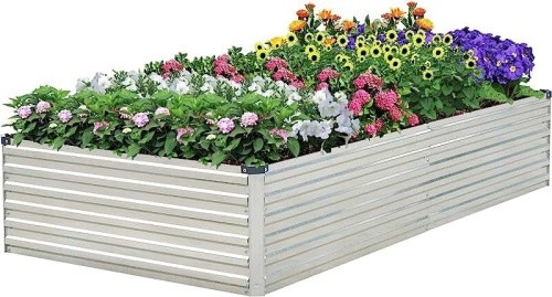 Metal Raised Garden Bed 12X4X1.5 FT - Lot 58