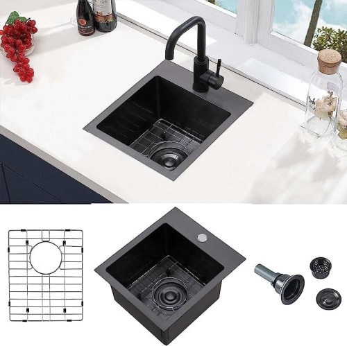 13"X13" Black Sink - Lot 26