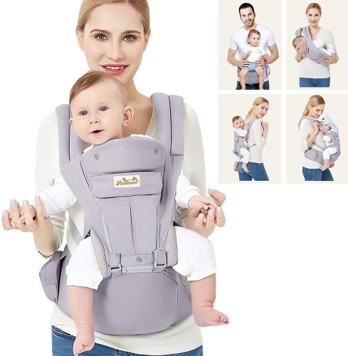 Viedouce Baby Carrier Adjustable for Newborn and Toddler 3 to 48 Month - Lot 230