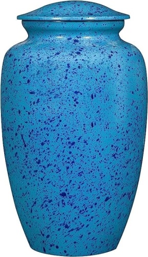 Elegant Cremation Urn 10 Inches (Teal) - Lot 103