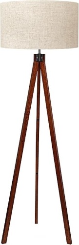 Lepower Wood Floor Lamp with E26 Lamp Base - Lot 65