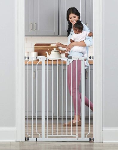 Regalo Easy Step 36" Extra Tall Walk Thru Baby Gate - Lot 253