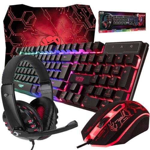 RX250 PC Gaming Essential Pack, Wired Keyboard, Mouse & Headphones - Lot 295