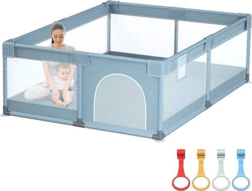 Large Baby Playpen with Breathable Mesh - Lot 346