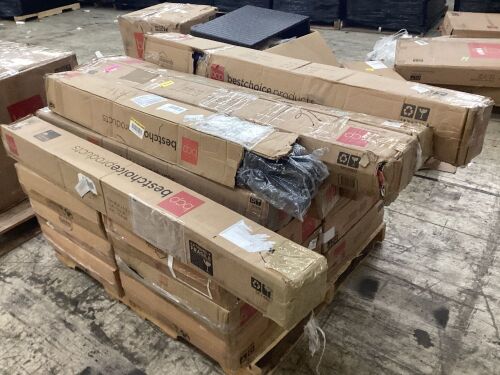 Lot of (12) Umbrella Bases & (10) Umbrellas - Uninspected  - Lot 317