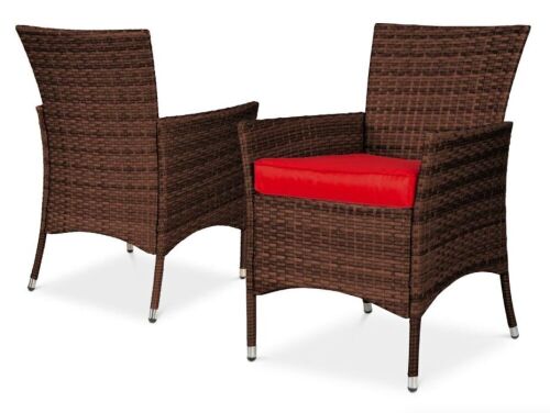 Wicker Patio Dining Chairs, Set of 4 - No Hardware - Lot 166