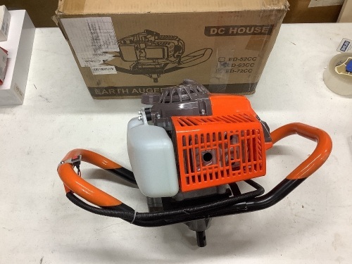 DC House Two Stroke Earth Auger - Engine Has Compression  - Lot 542