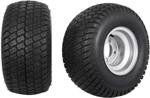 Bestauto 18X9.5-8 Golf Cart 4 Ply Tires Rim Wheel Assembly 1040LB Capacity, Set of Two - Lot 553