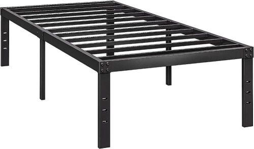 COMASACH 18 Inch Twin Size, Heavy Duty Black Metal Bed Frame - Lot 593