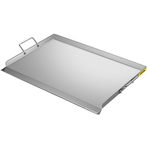 VEVOR Stainless Steel 23" x 16" Griddle Flat Top Plate for Grill with 2 Handles - Lot 321