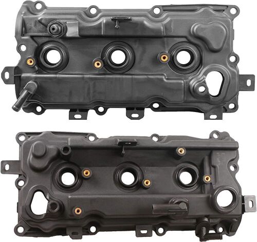 MOSTPLUS 13264-JP01A 13264-JP01B Engine Valve Covers Left + Right Compatible for 09-14 Nissan Murano Quest - Lot 341