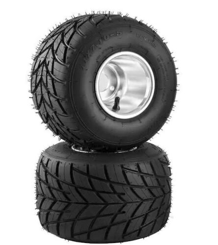 VEVOR Go Kart Tires & Rims 2-Piece 11 in. x 6.0 in. Rear  - Lot 698