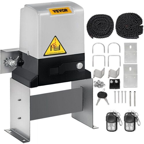 VEVOR Sliding Gate Opener with 2 Remote Controls Move Speed 43ft Per Min - Lot 78