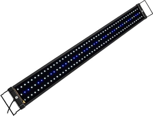 NICREW ClassicLED Aquarium Light with Extendable Brackets, White and Blue LEDs, 36 to 48 Inches, 25 Watts  - Lot 747