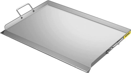 VEVOR 23" x 16" Stainless Steel Flat Top Griddle 2 Handles - Lot 734