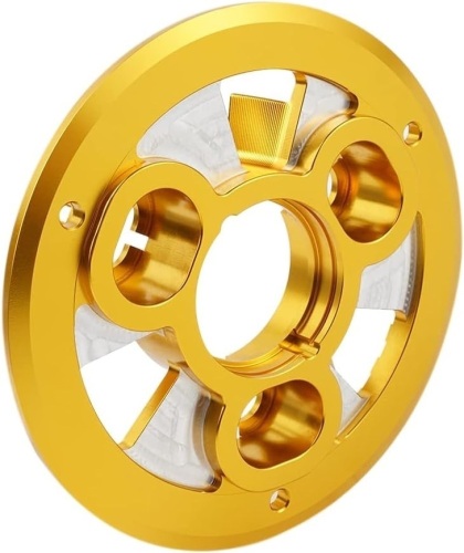 NICECNC Gold Clutch Cover for Harley Road Glide FLTRX/FLTRXS/FLTRU 2017-2021, Freewheeler 2017-21, Ultra Limited FLHTK 2017-2021   - Lot 733