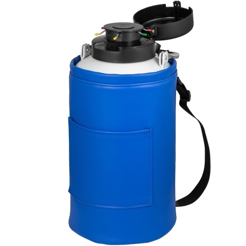 VEVOR 10L Aluminum Alloy Liquid Nitrogen Tank Cryogenic Container and Carry Bag  - Lot 69