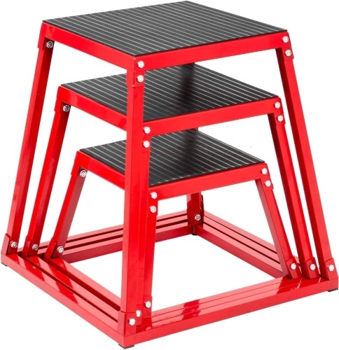 VEVOR Plyometric Platform Box 12/18/24 Inch Set  - Lot 450