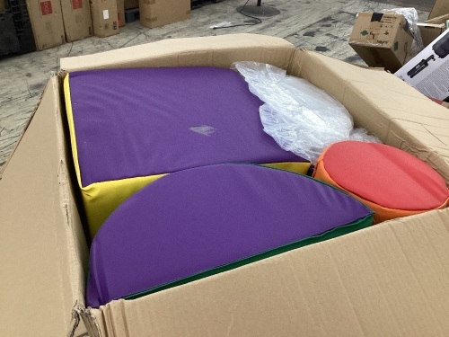 5-Piece Kids Climb & Crawl Soft Foam Shapes Structure Playset  - Lot 660