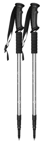 TheFitLife Nordic Walking Trekking Poles with Anti-Shock and Quick Lock System, Telescopic - Lot 120
