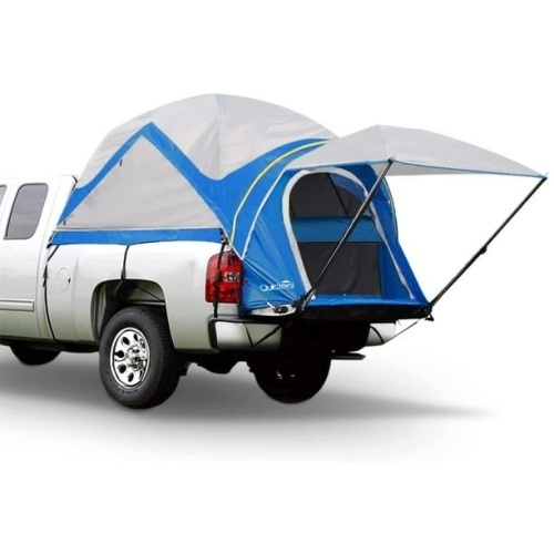 Quictent Waterproof 2 Person Truck Tent with Removable Awning Rainfly - Small Tear in Carry Bag  - Lot 363
