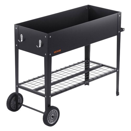VEVOR Raised Garden Bed 42.5 x 19.5 x 31.5 inch Galvanized Metal Planter Box - Lot 468