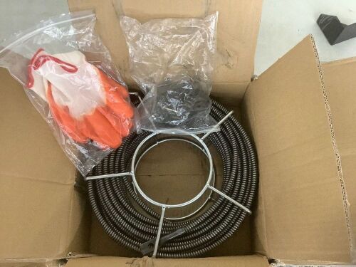 Mophorn Drain Cleaning Cable, 100FT, Black  - Lot 478