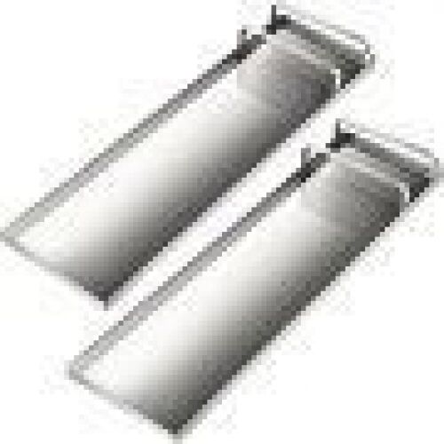 VEVOR 28" x 8" Stainless Steel Slider Knee Boards for Cement & Concrete Finishing - Lot 488